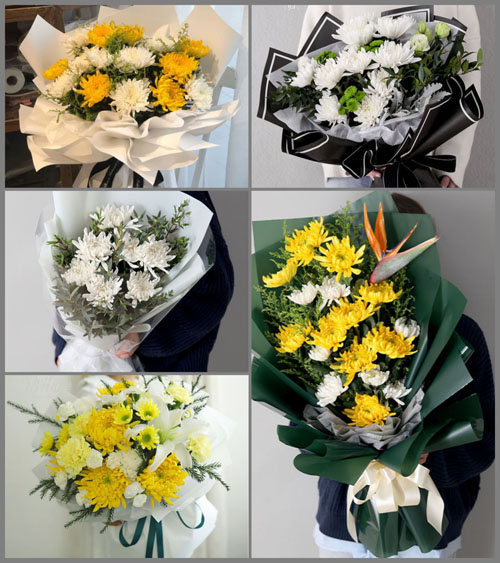 河北衡水深州市前磨头镇鲁家斜村白事花束代送